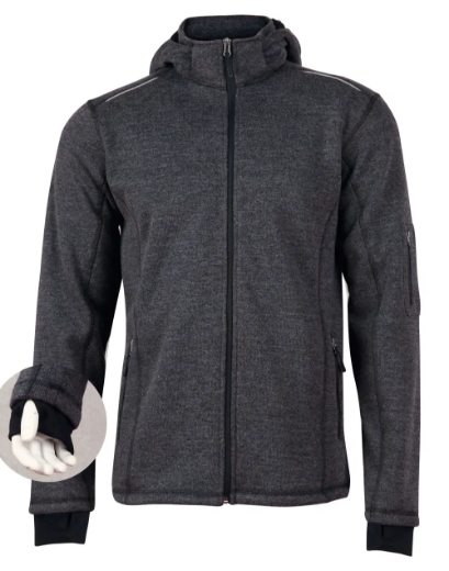 Picture of Winning Spirit, Mens Heather Bonded Fleece Jacket